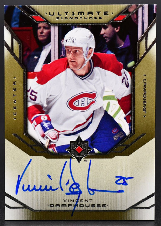 2014-15 UD Ultimate Collection 2004-05 Retro Damphousse Canadiens Auto
