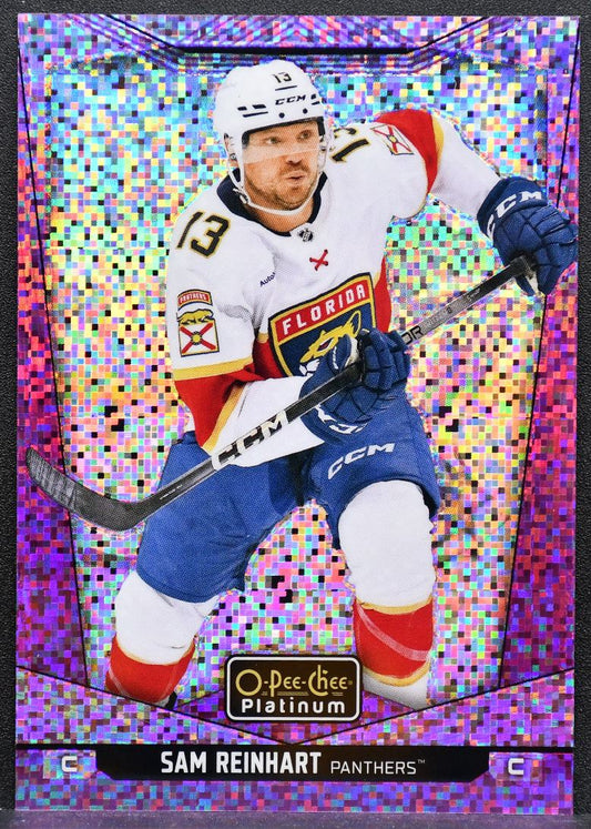 2024-25 O-Pee-Chee Platinum Violet Pixels Sam Reinhart 60 Florida Panthers 1501
