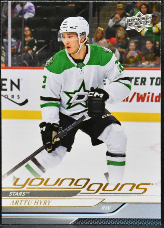 2024-25 UD Extended Series Young Guns Arttu Hyry 728 Dallas Stars RC 0601