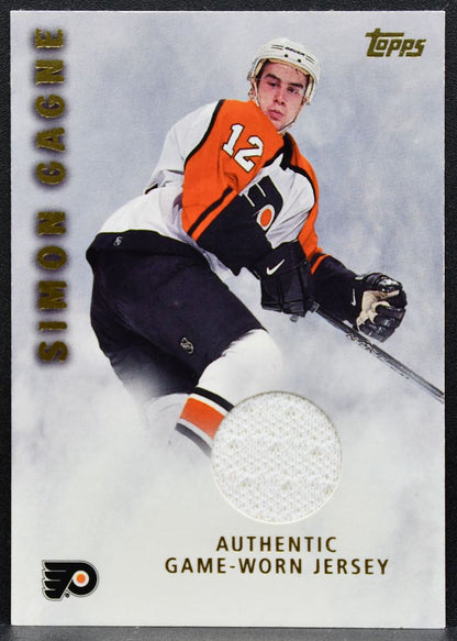 2001-02 Topps Jersey Simon Gagne 97 Philadelphia Flyers Jersey 2778