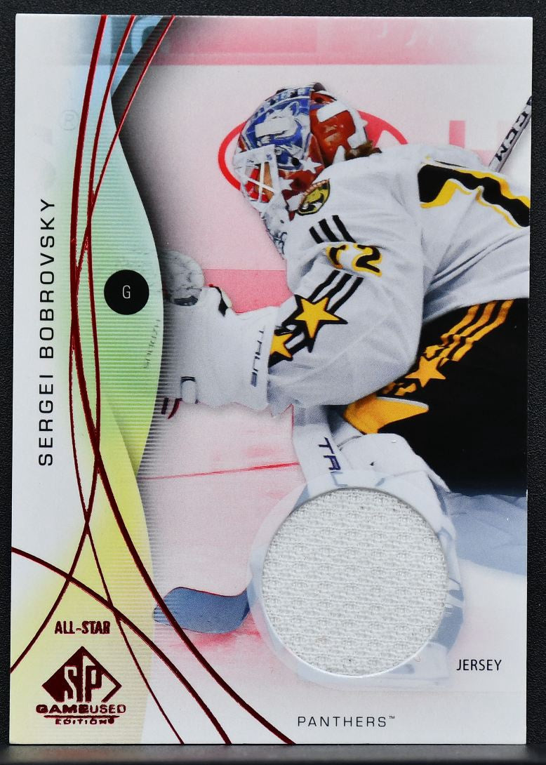 24-25 SP Game Used All-Star Red Jersey Sergei Bobrovsky 161 Panthers Jersey 2820