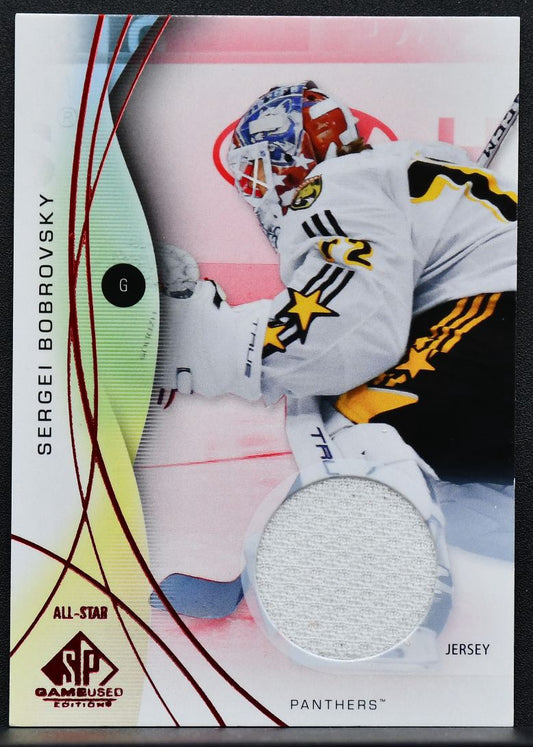 24-25 SP Game Used All-Star Red Jersey Sergei Bobrovsky 161 Panthers Jersey 2820