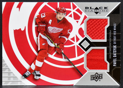 2014-15 UD Black Diamond Double Jerseys Datsyuk WINGS-PD Red Wings Jersey 3213