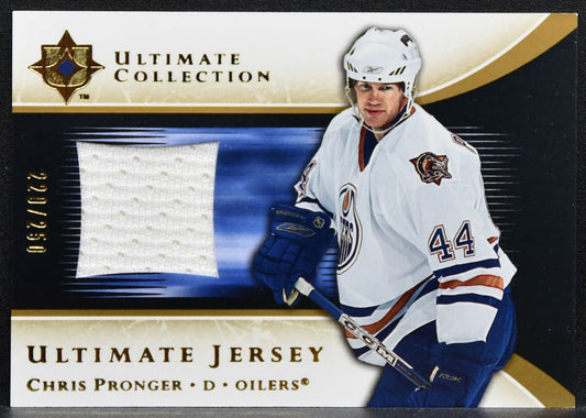 2005-06 UD Ultimate Collection Jerseys Chris Pronger Oilers 220/250 Jersey 9417