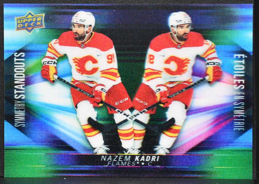 2023-24 UD Tim Hortons Symmetry Standouts Nazem Kadri 3D-3 Calgary Flames 4855