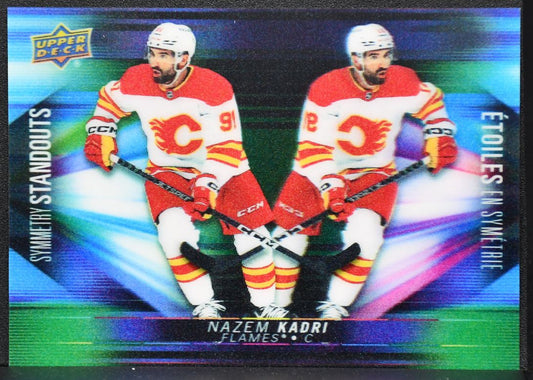 2023-24 UD Tim Hortons Symmetry Standouts Nazem Kadri 3D-3 Calgary Flames 4855
