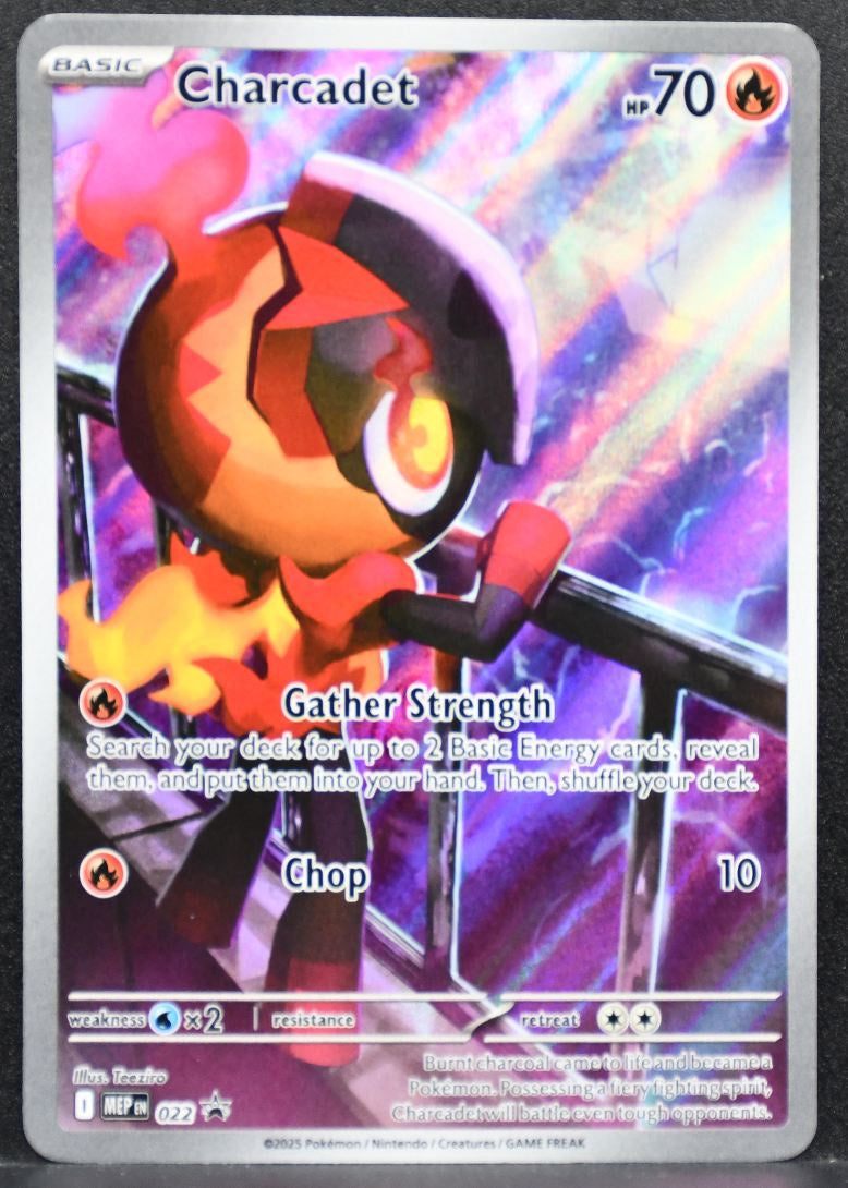 Pokémon Charcadet Mega Evolution: Black Star Promos 22 LP English