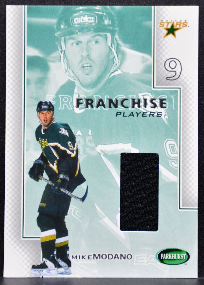 2002-03 Parkhurst Franchise Players Mike Modano FP-10 Dallas Stars Jersey 7478