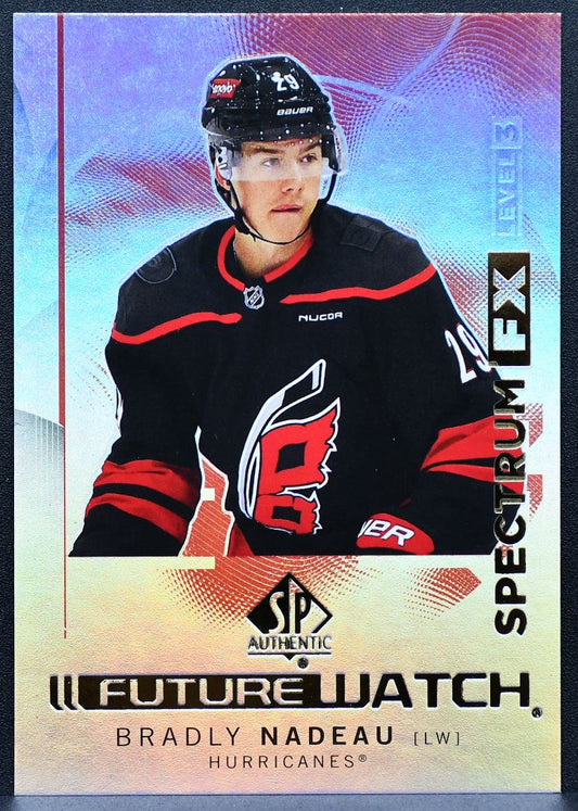 2024-25 SP Authentic Spectrum FX Future Watch Bradly Nadeau S-87 RC 6056