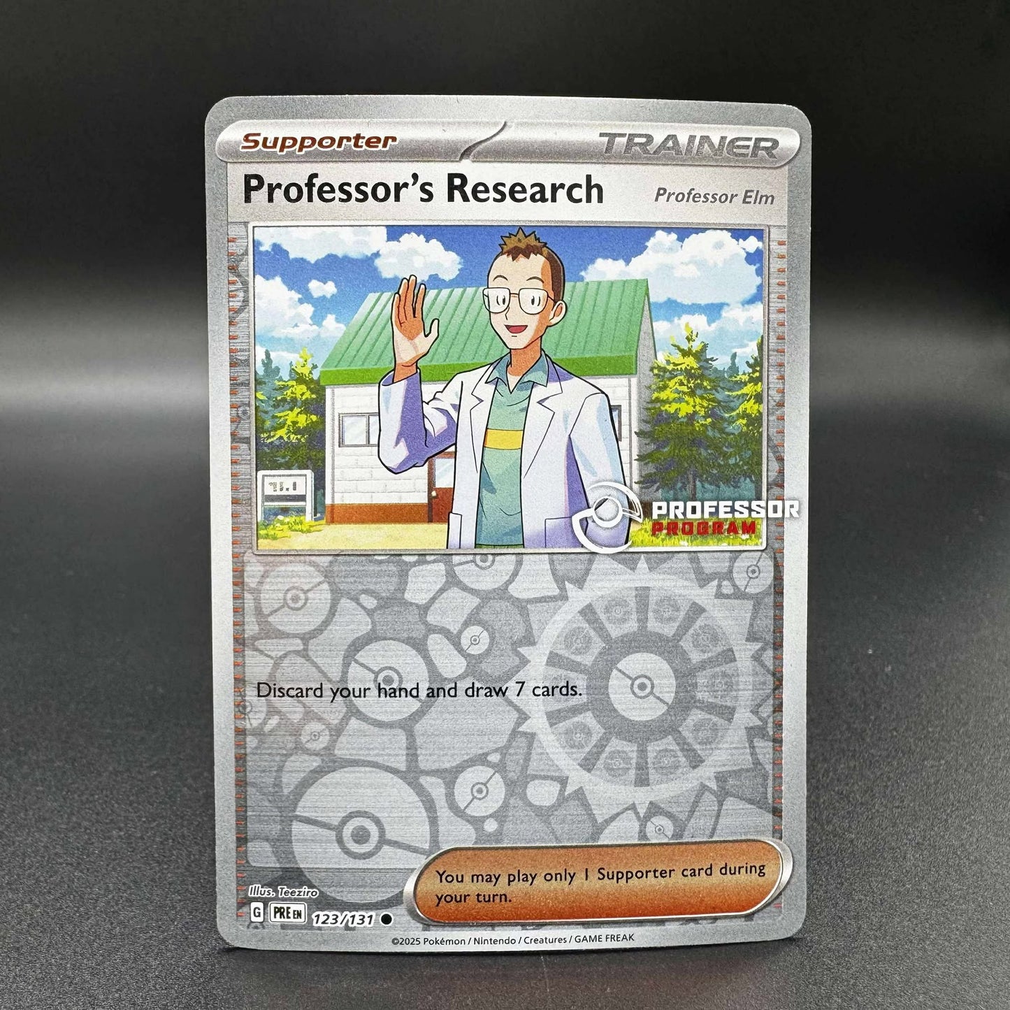 Pokemon TCG Professor's Research Elm Professor Program 123/131 NM