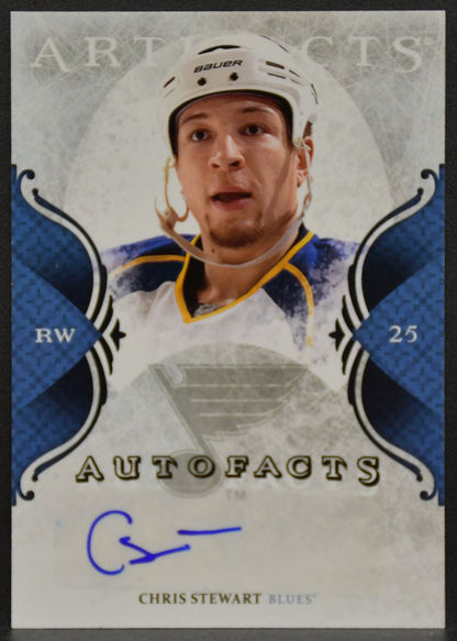 2011-12 Upper Deck Artifacts Autofacts Chris Stewart A-CS Blues Auto 8591
