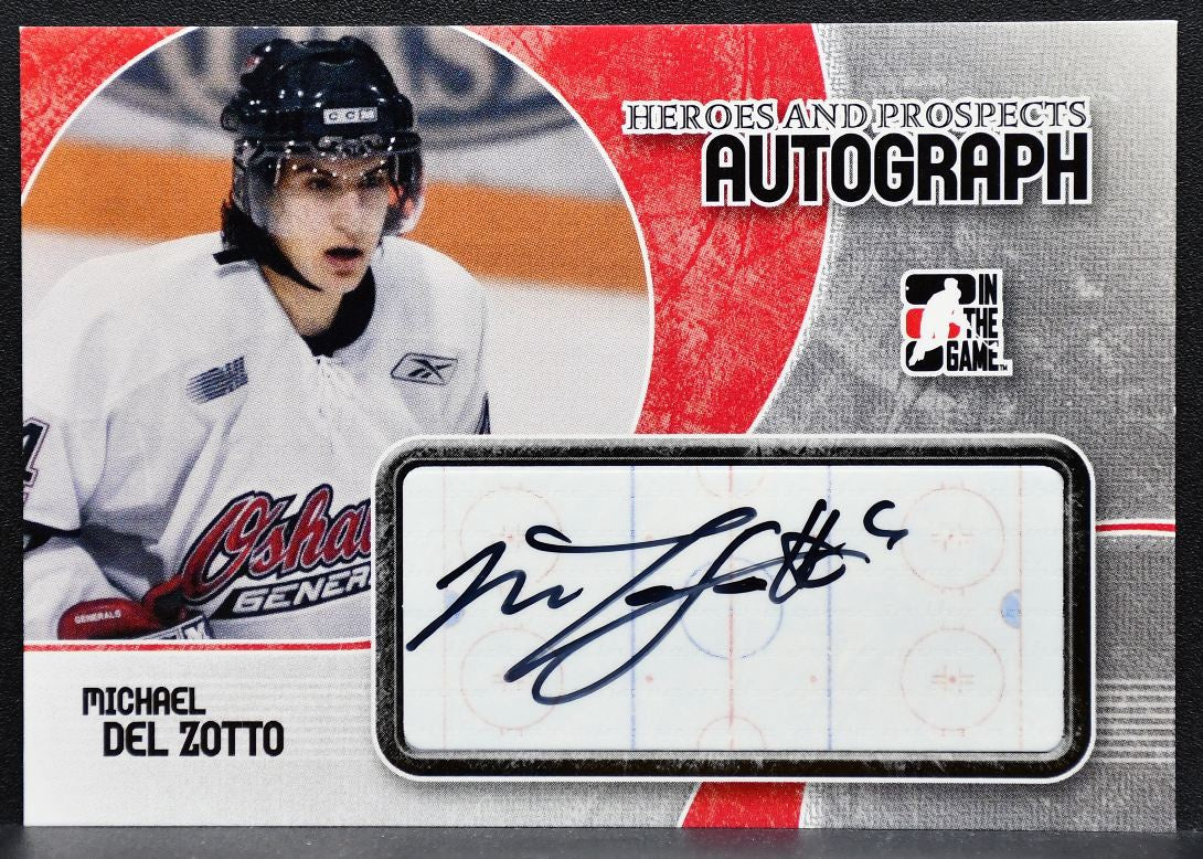 2007-08 In The Game Heroes and Prospects Autograph Del Zotto Auto 9060