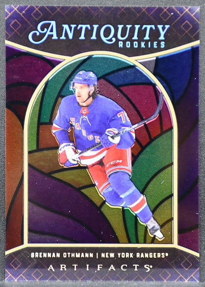 2024-25 UD Artifacts Antiquity Rookies Brennan Othmann ATR-2 New York Rangers RC 1649