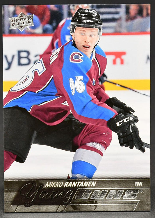 2015-16 UD Series 1 Young Guns Mikko Rantanen 206 RC #2