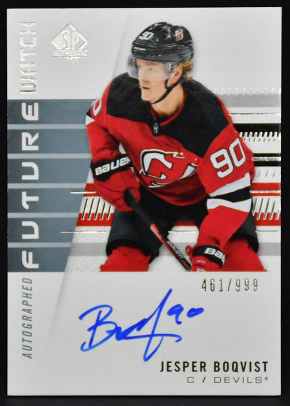 2019-20 SP Authentic Future Watch InscribedAuto Boqvist 190 RC Auto 461/999