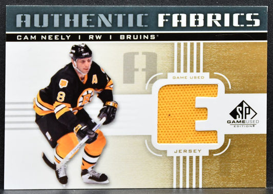2011-12 SP Game Used Authentic Fabrics Cam Neely AF-CN Boston Bruins Jersey 6623