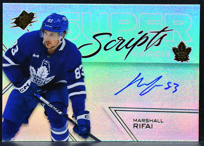 2024-25 SPx SuperScripts Rookie Marshall Rifai SSR-RI  RC Auto