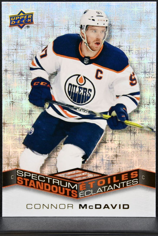 2022-23 UD Tim Hortons Spectrum Standouts Connor McDavid Edmonton Oilers 0212