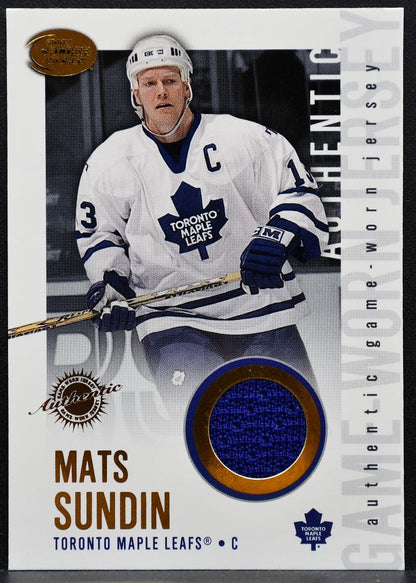 2003-04 Pacific Calder Jersey Mats Sundin 22 Toronto Maple Leafs Jersey 0172