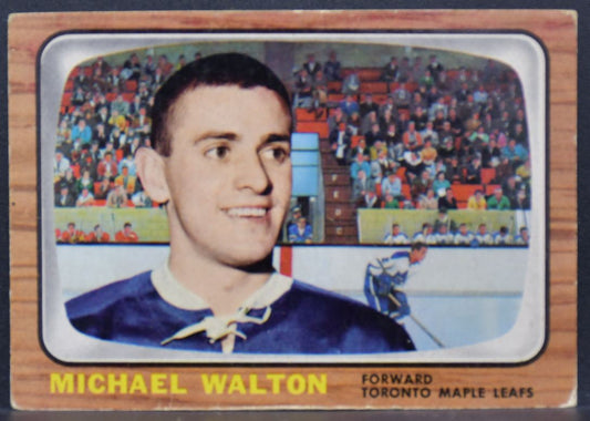 1966-67 Topps Mike Walton 14 Toronto Maple Leafs 8519