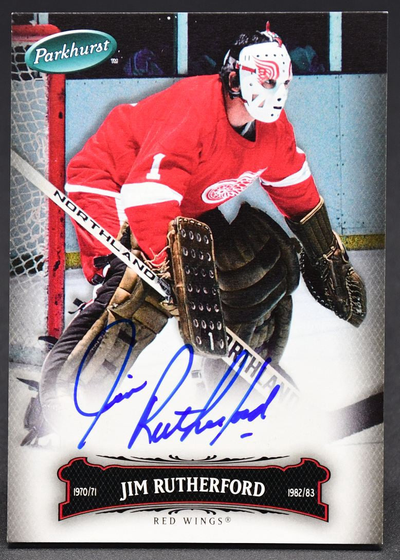 2006-07 Parkhurst Base Auto Jim Rutherford 108 Auto