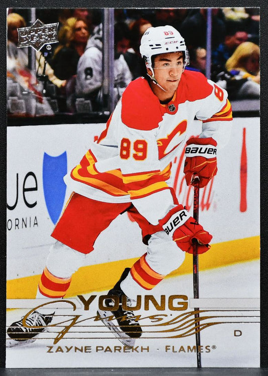 2025-26 Upper Deck Series 1 Young Guns Zayne Parekh 236 Calgary Flames RC 1839