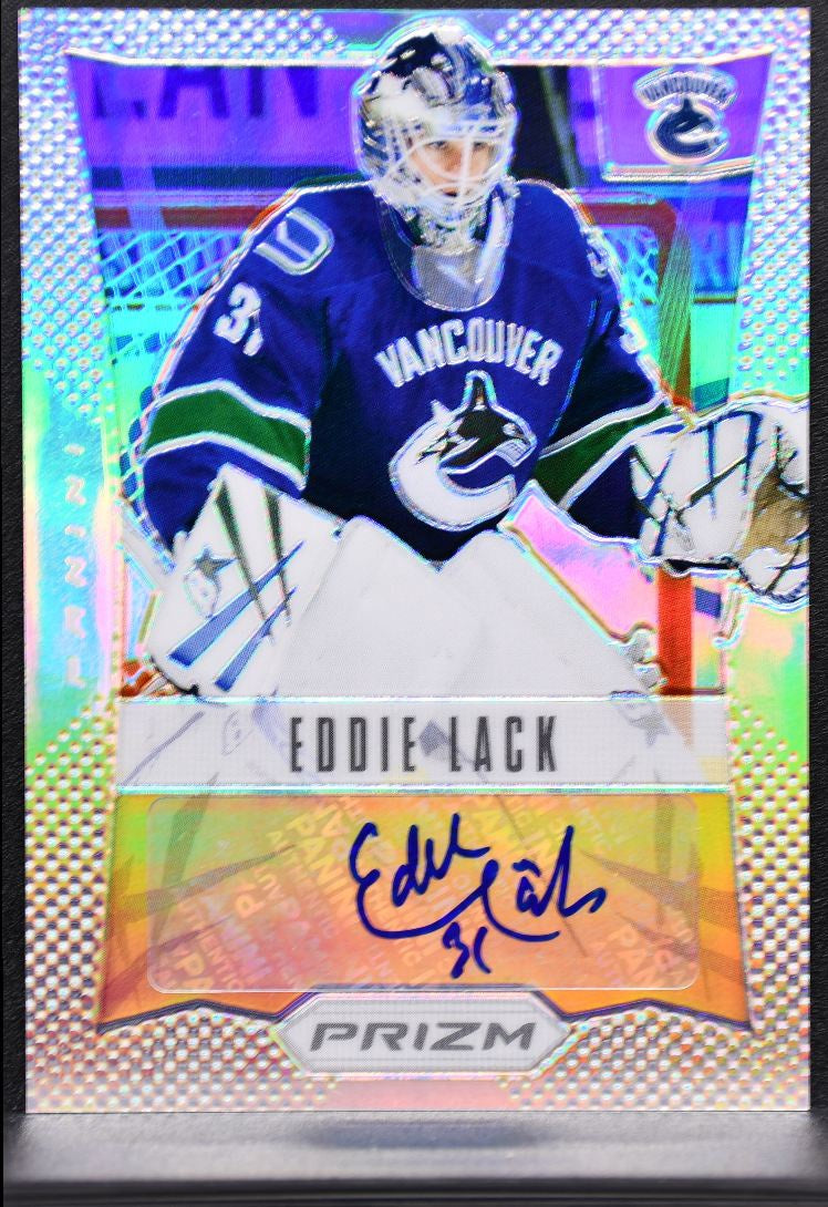 2012-13 Panini Prizm Rookie Auto Eddie Lack 30 RC Auto 7147
