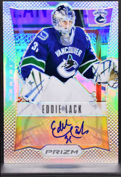 2012-13 Panini Prizm Rookie Auto Eddie Lack 30 RC Auto 7147