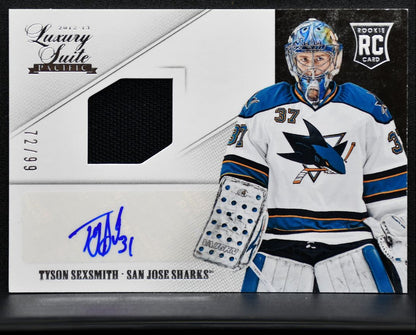 2012-13 Panini RC Anthology Pacific Luxury Suite Sexsmith Auto /99 Jersey 3033