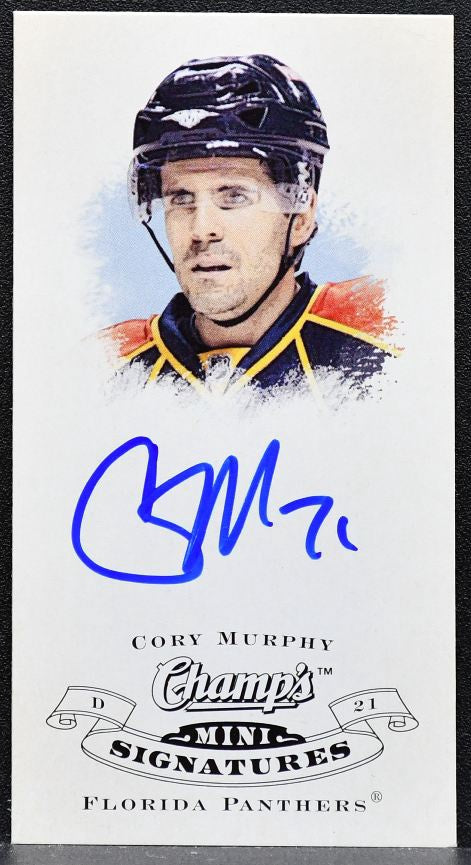 2008-09 Upper Deck Champ's Mini Signatures Cory Murphy CS-CM Panthers Auto 8658