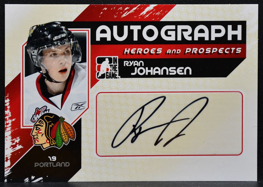 2010-11 In The Game Heroes and Prospects Autographs Johansen Auto 1858