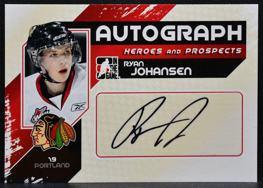 2010-11 In The Game Heroes and Prospects Autographs Johansen Auto 1858