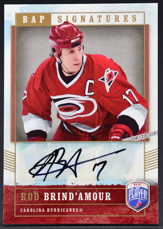 2006-07 UD Be A Player BAP Signatures Rod Brind'Amour RB Auto