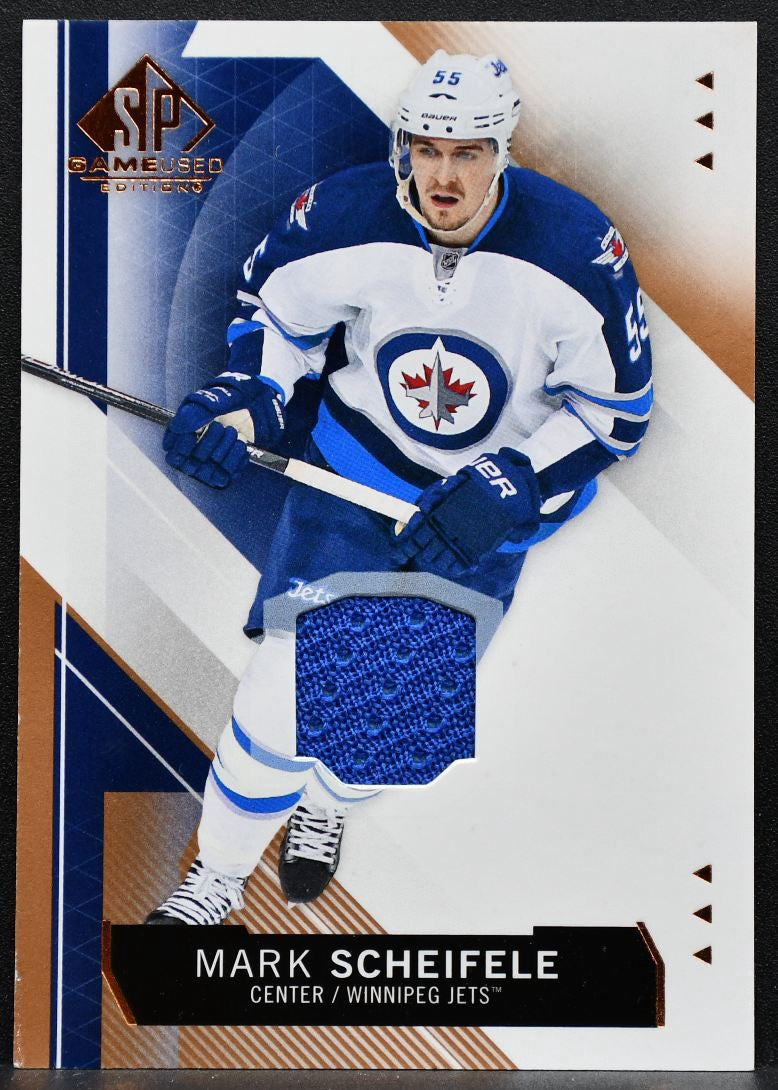 2015-16 SP Game-Used Jersey Mark Scheifele 30 Winnipeg Jets Jersey 3698