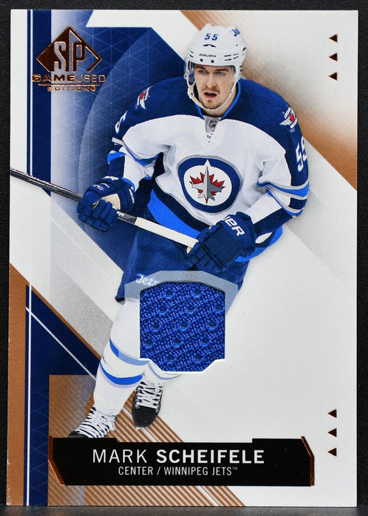 2015-16 SP Game-Used Jersey Mark Scheifele 30 Winnipeg Jets Jersey 3698