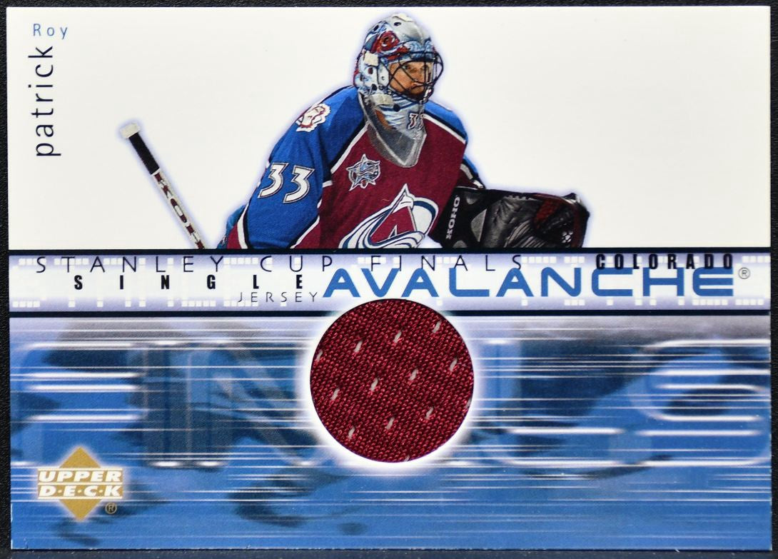 2001-02 UD Stanley Cup Finals Single Jersey Patrick Roy FJ-PR Jersey 1694