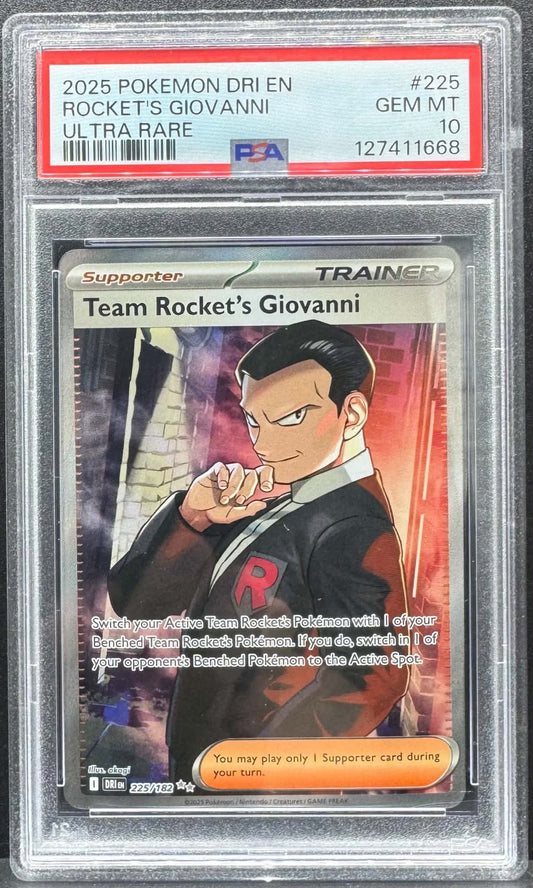 Pokemon TCG Team Rocket's Giovanni 225/182