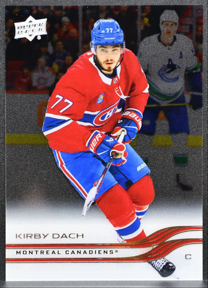 2025-26 Upper Deck Series 2 Clear Cut Kirby Dach 341 Montreal Canadiens 4175