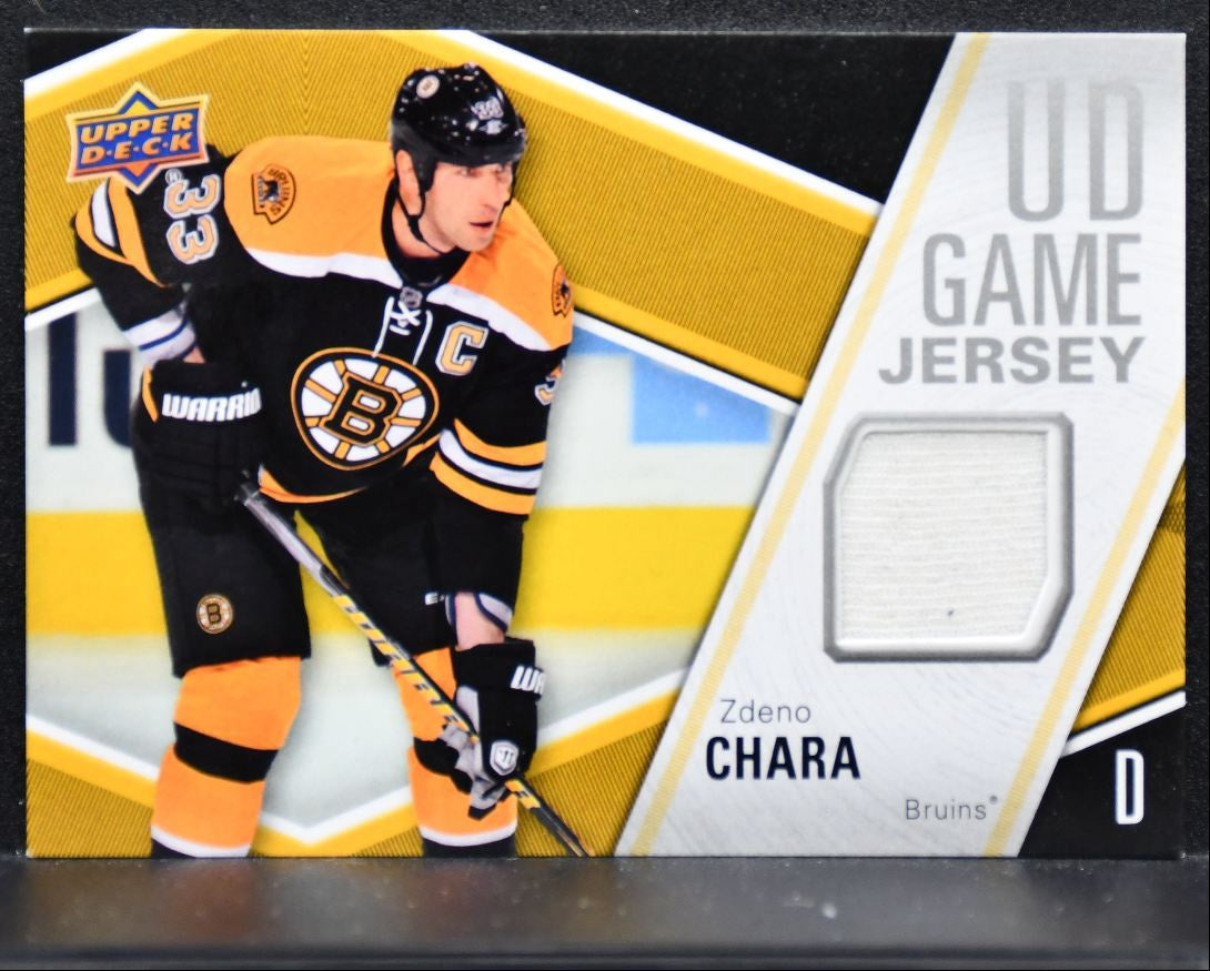 2011-12 Upper Deck Series 2 UD Game Jerseys Zdeno Chara GJ-ZC Bruins Jersey 4077