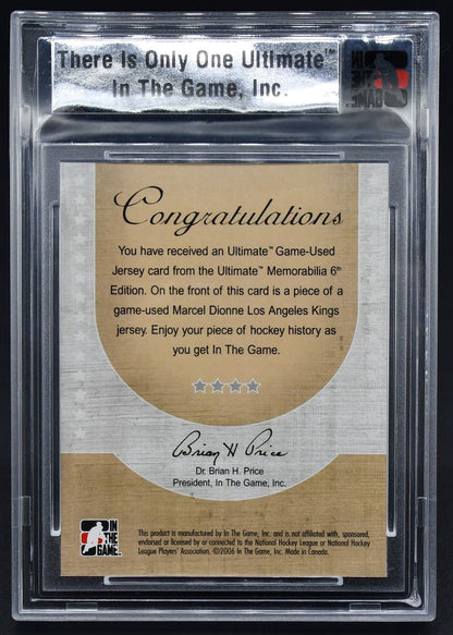 2005-06 ITG 6th Ultimate Game-Used Jersey Marcel Dionne 17/25 Jersey