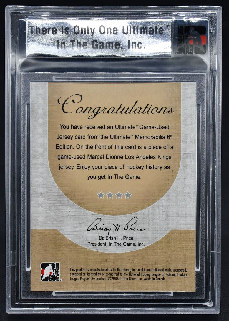 2005-06 ITG 6th Ultimate Game-Used Jersey Marcel Dionne 17/25 Jersey