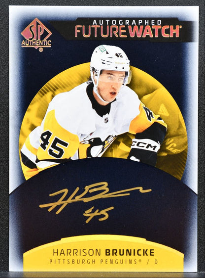 2025-26 SP Authentic Future Watch Mystery Black Auto Brunicke RC Auto 1631