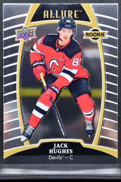 2019-20 UD Allure Rookie Jack Hughes 100 New Jersey Devils RC 7598