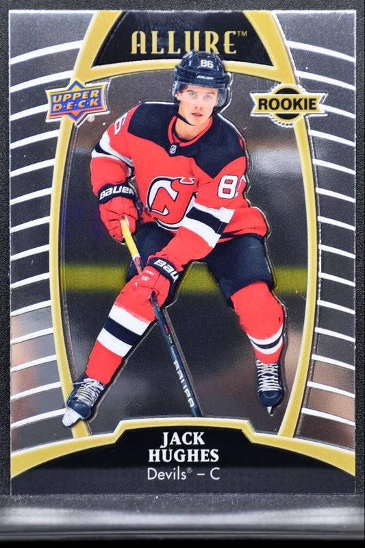 2019-20 UD Allure Rookie Jack Hughes 100 New Jersey Devils RC 7598