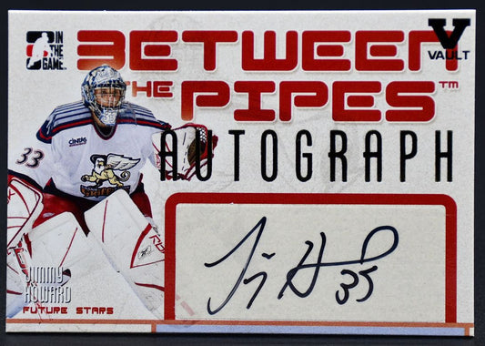 2006-07 In The Game Autograph Between the Pipes Autograph Jimmy Howard A-JH Auto
