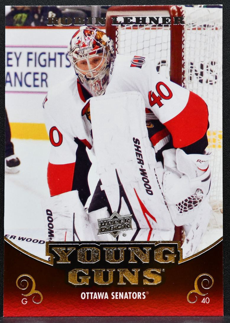 2010-11 Upper Deck Series 2 Young Guns Robin Lehner 486 Ottawa Senators RC 7707