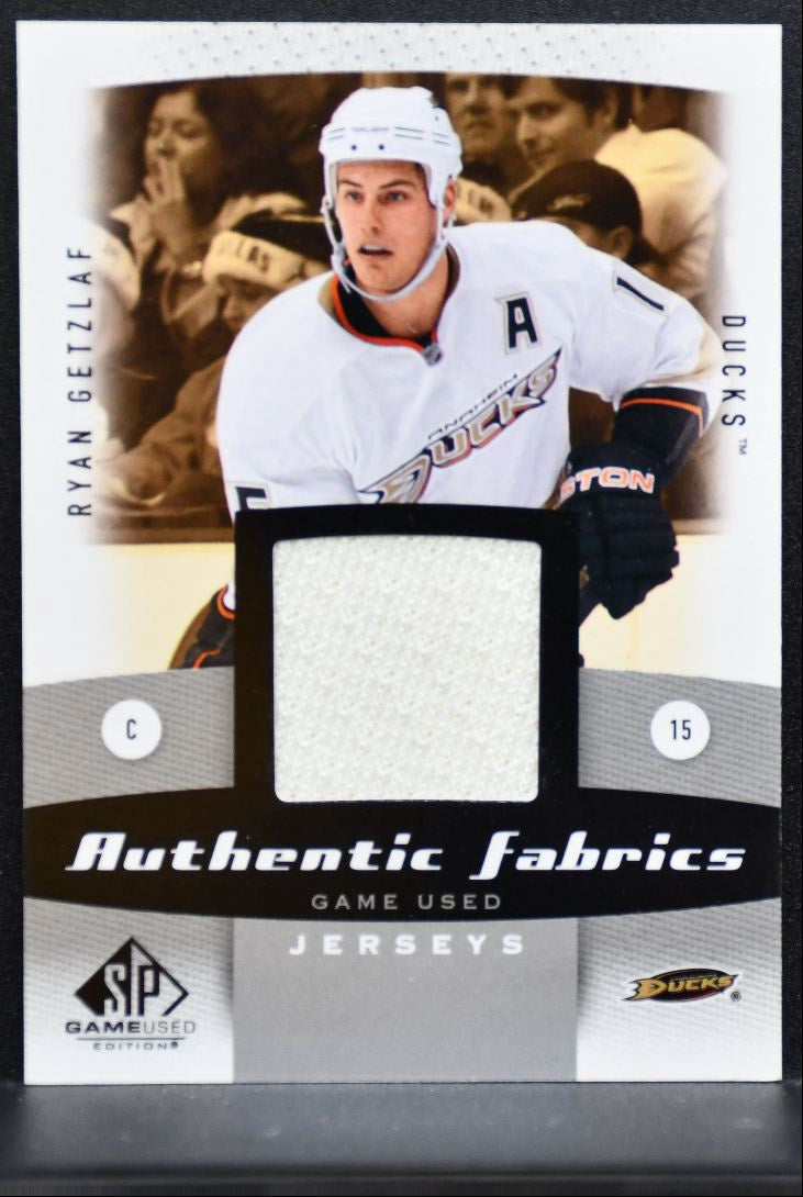 2010-11 SP Game Used Authentic Fabrics Ryan Getzlaf Anaheim Ducks Jersey 3247