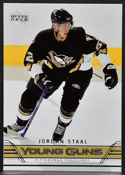 2006-07 Upper Deck Series 1 Young Guns Jordan Staal 239 Pittsburgh Penguins RC 5203