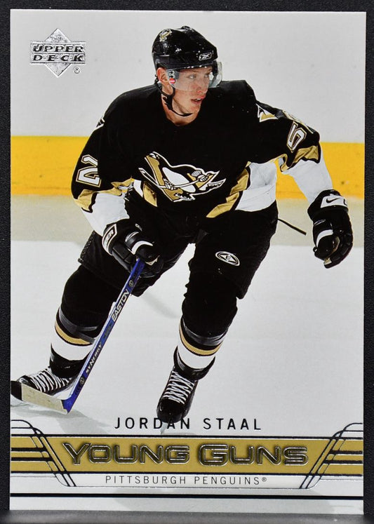 2006-07 Upper Deck Series 1 Young Guns Jordan Staal 239 Pittsburgh Penguins RC 5203