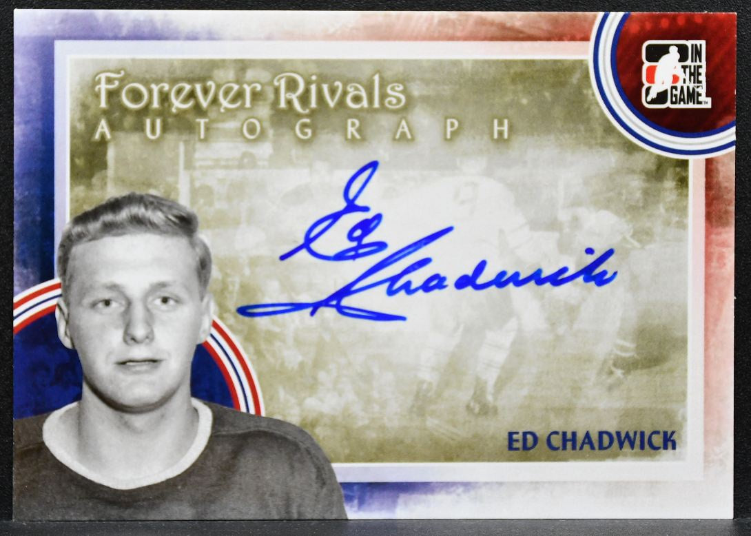 2011-12 In The Game Forever Rivals Autographs Ed Chadwick Maple Leafs Auto 6869